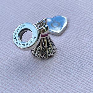 PANDORA Badminton Birdie Dangle Charm